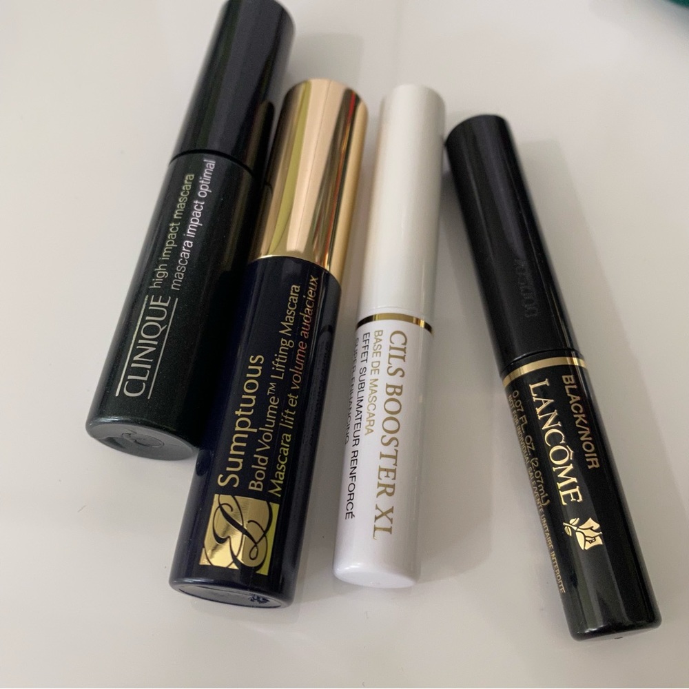 Clinique, Estée Lauder, and Lancome Mascara bundles